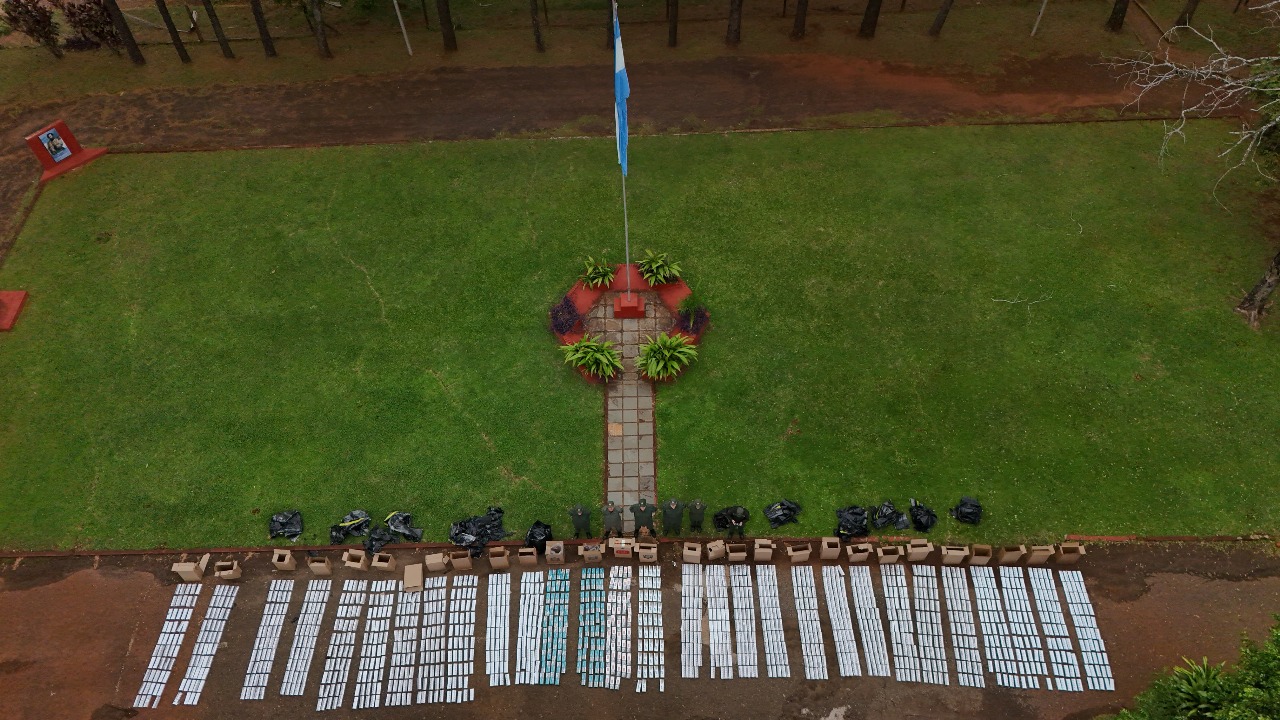 Gendarmería incautó más de 14 mil paquetes de cigarrillos de contrabando en Iguazú